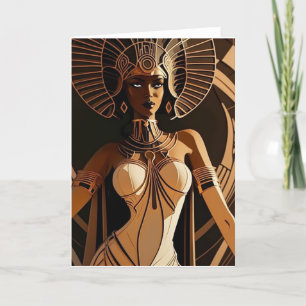 Tarjeta de agradecimiento plegada ARMANA QUEEN#4