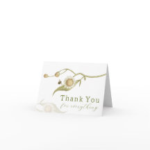 Tarjeta de agradecimiento plegada Baby to Bee to B