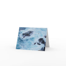 Tarjeta de agradecimiento plegada. Cinque Terre, I