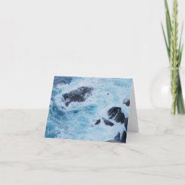 Tarjeta de agradecimiento plegada. Cinque Terre, I