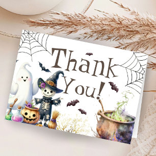 Tarjeta de agradecimiento plegada de Baby Shower d