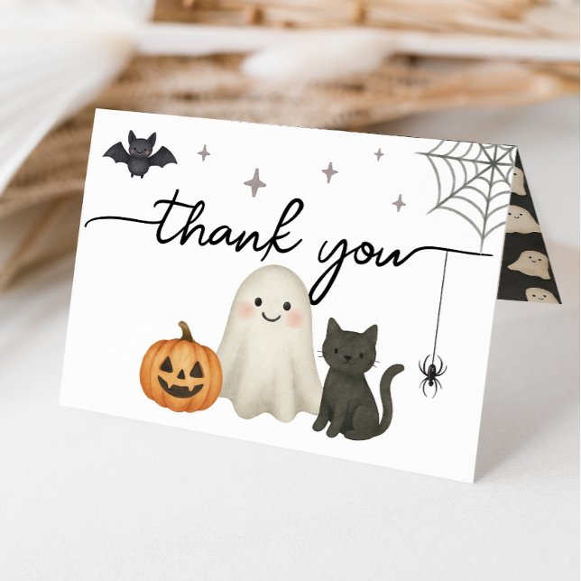 Tarjeta de agradecimiento plegada de Baby Shower d (Subido por el creador)