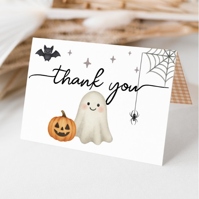 Tarjeta de agradecimiento plegada de Baby Shower d (Subido por el creador)