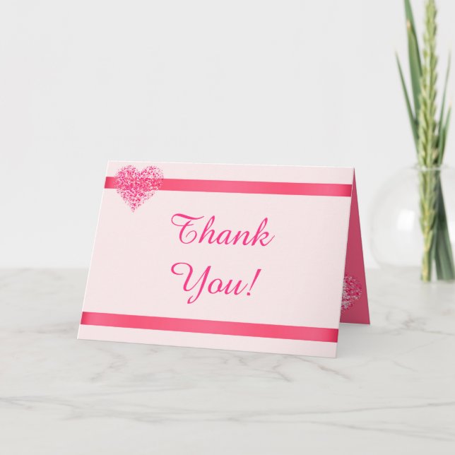 Tarjeta de agradecimiento plegada de Primavera de  (Anverso)