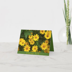Tarjeta de agradecimiento plegada, pequeña, de 4"