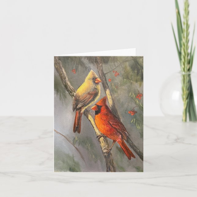 Tarjeta de agradecimiento plegada, pequeña, de 4"  (Anverso)