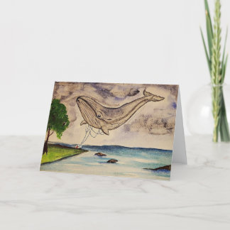 Tarjeta de agradecimiento plegada, pequeña, de 4" 