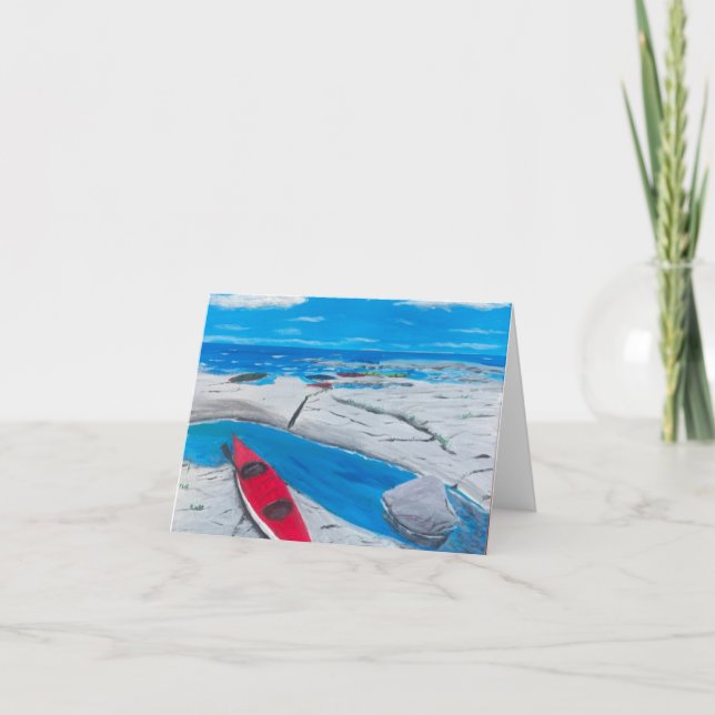 Tarjeta de agradecimiento plegada, pequeña, de 4"  (Anverso)