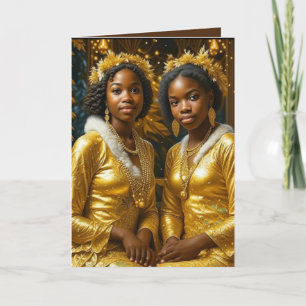 Tarjeta de agradecimiento plegada por la hermandad