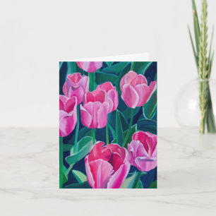 Tarjeta de agradecimiento plegada por Tulip