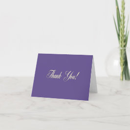 Tarjeta De Agradecimiento Plum Boda