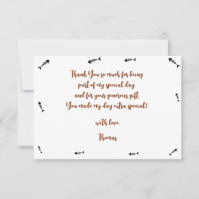 Tarjeta De Agradecimiento podemos creerlo apenas cumpleaños de niños (Anverso)