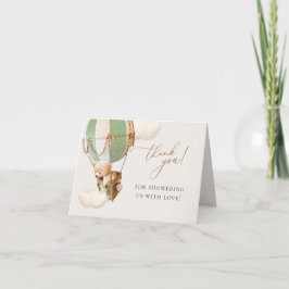 Tarjeta De Agradecimiento ¡Podemos Esperar! Baby Shower Gracias