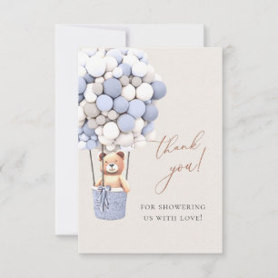 Tarjeta De Agradecimiento ¡Podemos Esperar! Baby Shower Gracias