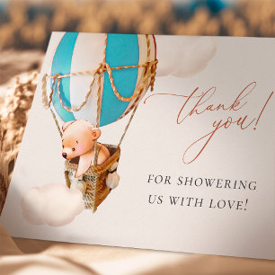 Tarjeta De Agradecimiento ¡Podemos Esperar! Baby Shower Gracias