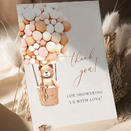 Tarjeta De Agradecimiento ¡Podemos Esperar! Baby Shower Gracias