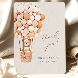 Tarjeta De Agradecimiento ¡Podemos Esperar! Baby Shower Gracias