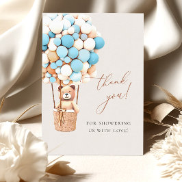 Tarjeta De Agradecimiento ¡Podemos Esperar! Baby Shower Gracias