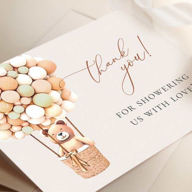 Tarjeta De Agradecimiento ¡Podemos Esperar! Baby Shower Gracias (Subido por el creador)