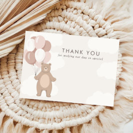 Tarjeta De Agradecimiento Podemos Esperar. | Chicas rosados