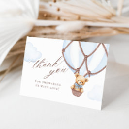 Tarjeta De Agradecimiento ¡Podemos Esperar! Hot Air Baloon Gracias