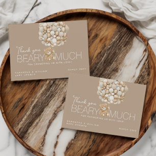 Tarjeta De Agradecimiento Podemos esperar prematuramente Baby Shower neutral