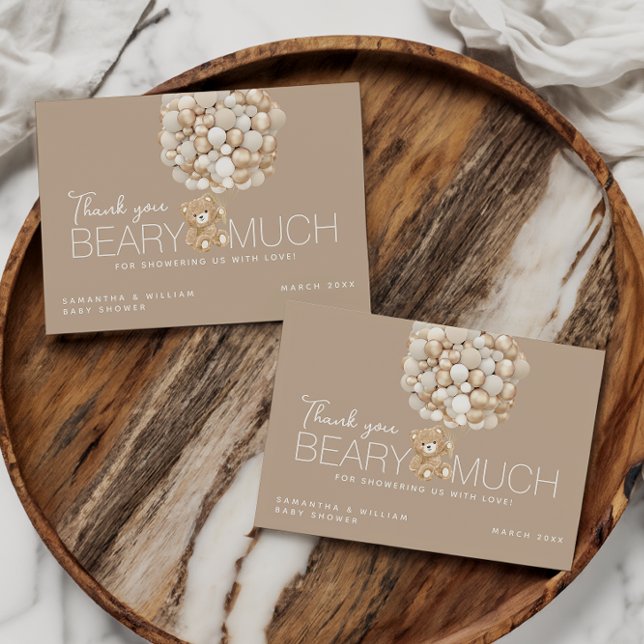 Tarjeta De Agradecimiento Podemos esperar prematuramente Baby Shower neutral (Subido por el creador)