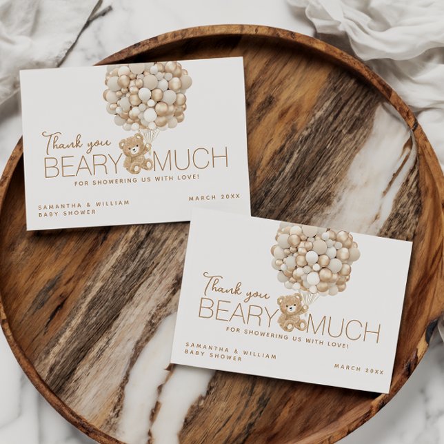 Tarjeta De Agradecimiento Podemos esperar prematuramente Baby Shower neutral (Subido por el creador)