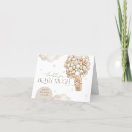 Tarjeta De Agradecimiento Podemos esperar temprano a Baby Shower neutral de 