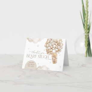 Tarjeta De Agradecimiento Podemos esperar temprano a Baby Shower neutral de 