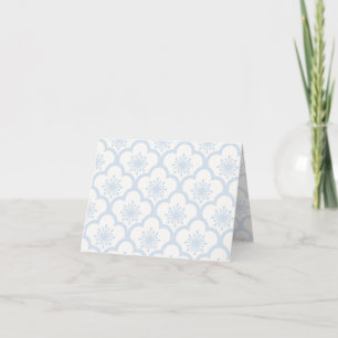 Tarjeta De Agradecimiento Polvo Azul de Suave Sakura - Neutral