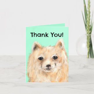 Tarjeta de agradecimiento (Pomerania)
