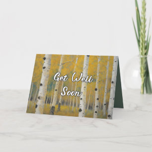 Tarjeta De Agradecimiento Ponte bien pronto Aspen Nature Lover