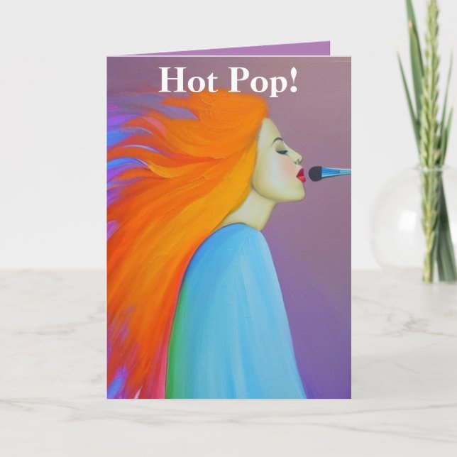 Tarjeta De Agradecimiento Pop caliente (Anverso)