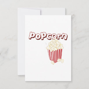 Tarjeta De Agradecimiento Popcorn