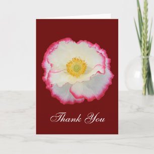 Tarjeta De Agradecimiento Poppy 105 ~ card