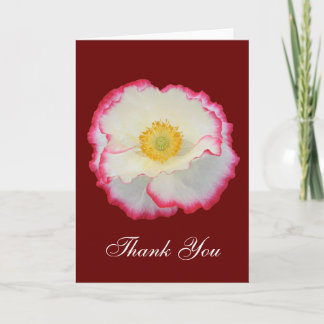 Tarjeta De Agradecimiento Poppy 105 ~ card