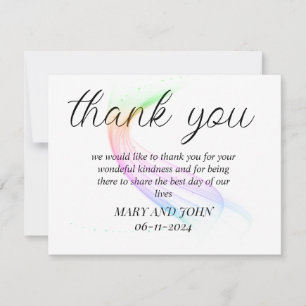tarjeta de agradecimiento por aceptar la invitació