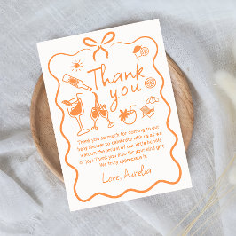Tarjeta de agradecimiento por amor al primer Sprit