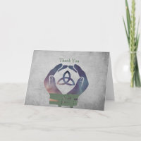 Tarjeta de agradecimiento por ayuno eterno