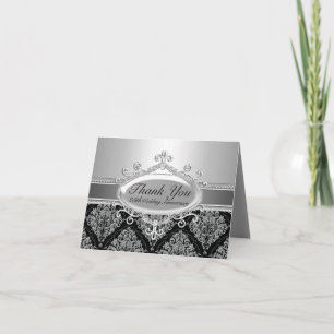 Tarjeta de agradecimiento por Bodas de Plata 25º A