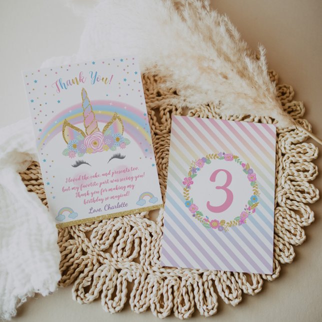 Tarjeta de agradecimiento por cumpleaños de Unicor (Subido por el creador)