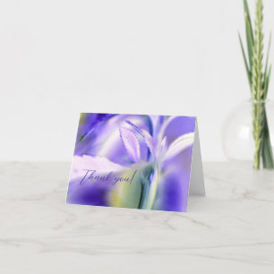 Tarjeta de agradecimiento por diseño floral