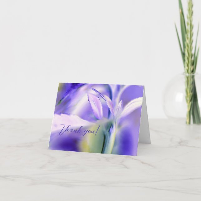 Tarjeta de agradecimiento por diseño floral (Anverso)
