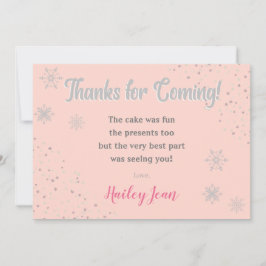 Tarjeta de agradecimiento por el 1er cumpleaños de