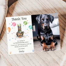 Tarjeta de agradecimiento por el cumpleaños del ca