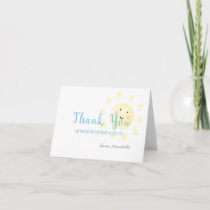 Tarjeta de agradecimiento por el cumpleaños del so