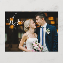 Tarjeta de agradecimiento por el Día de la boda co