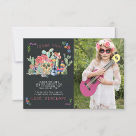 Tarjeta de agradecimiento por el Día de los Muerto