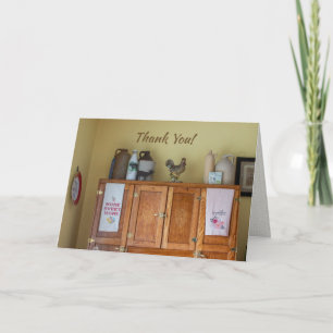 Tarjeta de agradecimiento por el encanto del país